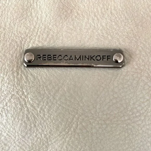 Rebecca Minkoff Tope Leather Shoulder Crossbody Bag Chain Studs Moto Boho Fringe - Picture 4 of 13